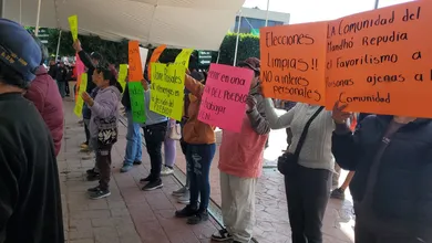 sos y costumbres en disputa: Mandho protesta por falta de reconocimiento a su delegado en Ixmiquilpan