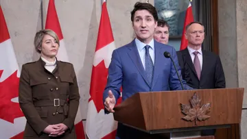 Justin Trudeau anunció la imposición de aranceles del 25 por ciento a los productos estadounidenses.