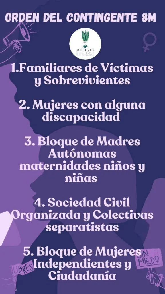 8M en Tulancingo: anuncian marcha y actividades feministas