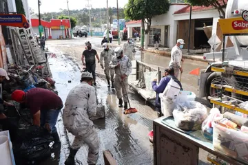 Comienza limpieza y reconstrucción de Tula tras inundación