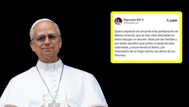 Mensaje del Papa León XIV dirigido a los damnificados por lluvias en Hidalgo, Veracruz y Puebla.