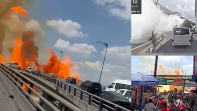 VIDEOS del momento exacto de la explosión de pipa en Calzada Ignacio