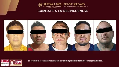 Detenidos en Mineral de la Reforma
