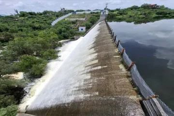 Presa Vicente Aguirre alcanza su máxima capacidad, reporta CONAGUA