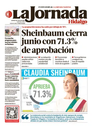 La Jornada Hidalgo | 02 de julio de 2026