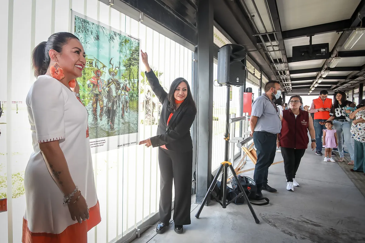 “Capturando Hidalgo” llega al Tuzobús: exposición al alcance de 70 mil usuarios diarios