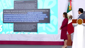 Claudia Sheinbaum desmintió versiones sobre operaciones de la CIA en México y defendió la soberanía nacional.