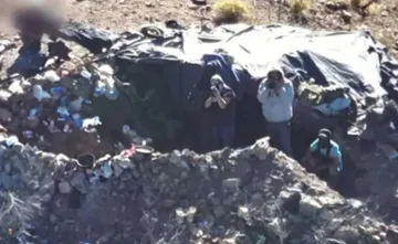 Dron de EU capta base de Los Chapitos cerca de la frontera