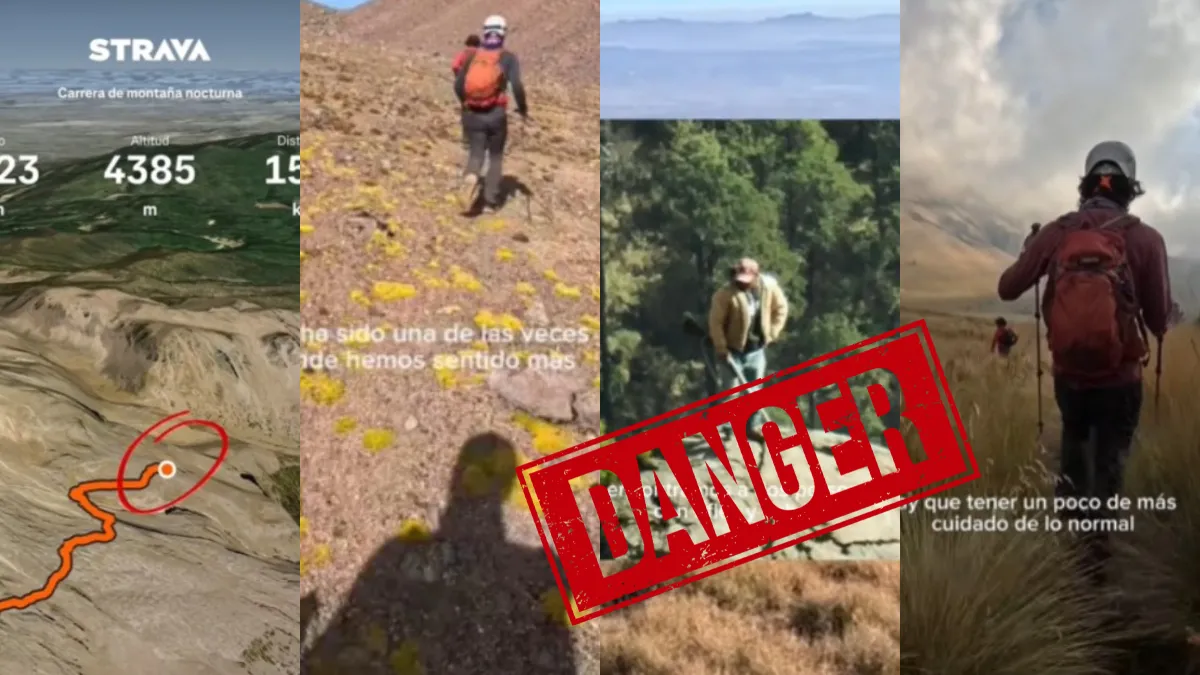 Alpinistas son perseguidos por hombres armados en el Iztaccíhuatl; advierten sobre posible modus operandi y piden extremar precauciones.