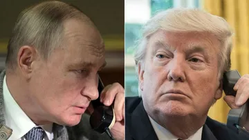 El presidente Donald Trump y el presidente ruso Vladimir Putin mantuvieron hoy una conversación telefónica.