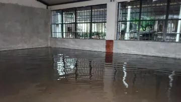 Primaria afectada por lluvias en Huehuetla