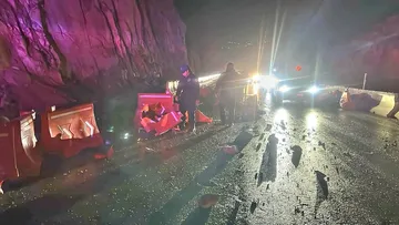 Derrumbe en carretera Pachuca-Huasca afecta a la circulación, recomiendan tomar vías alternas