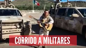 Militar compone corrido a sus compañeros caídos