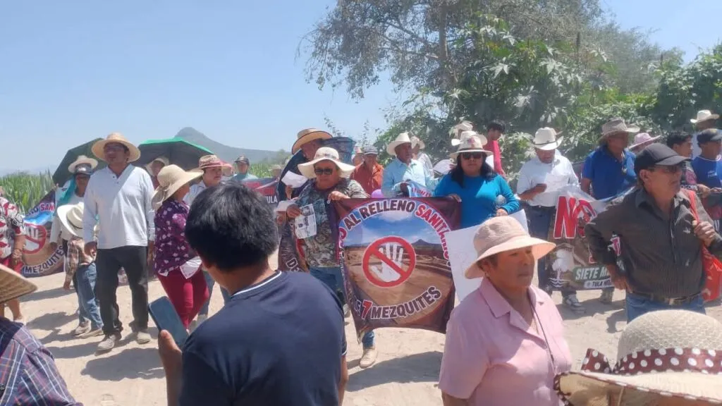 ¡Gritan NO! Crece rechazo al relleno sanitario de Tula con más de 12 mil firmas