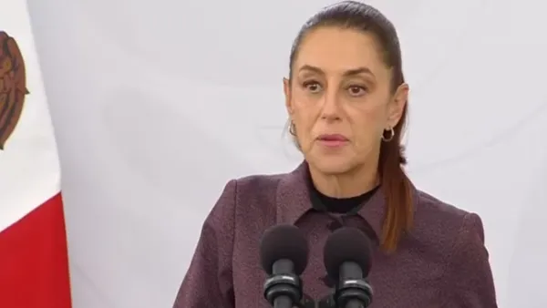 Sheinbaum reitera no intervención de Estados Unidos en México y pide frenar el tráfico ilegal de armas hacia cárteles.