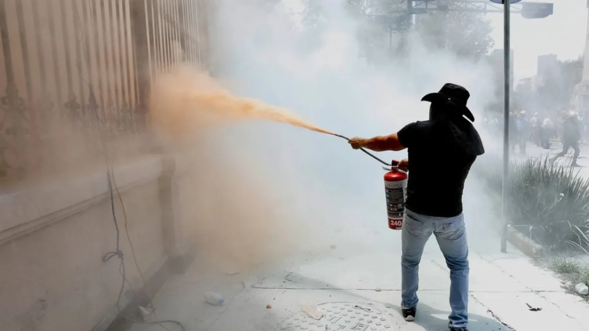 La mandataria se dijo en contra de cualquier situación de violencia.