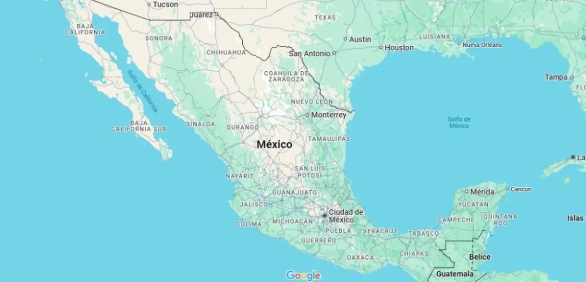 Google Maps cambiará el nombre de “Golfo de México” a “Golfo de América” ​​