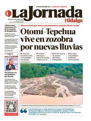 La Jornada Hidalgo | 10 de junio de 2026