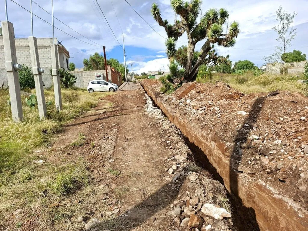 Zempoala mejora servicios sanitarios con nuevas redes de drenaje en comunidades