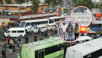 Tres integrantes de “Los Negros”, banda de extorsionadores de choferes, fueron detenidos en Indios Verdes por cobrar cuotas ilegales a rutas del Edomex.