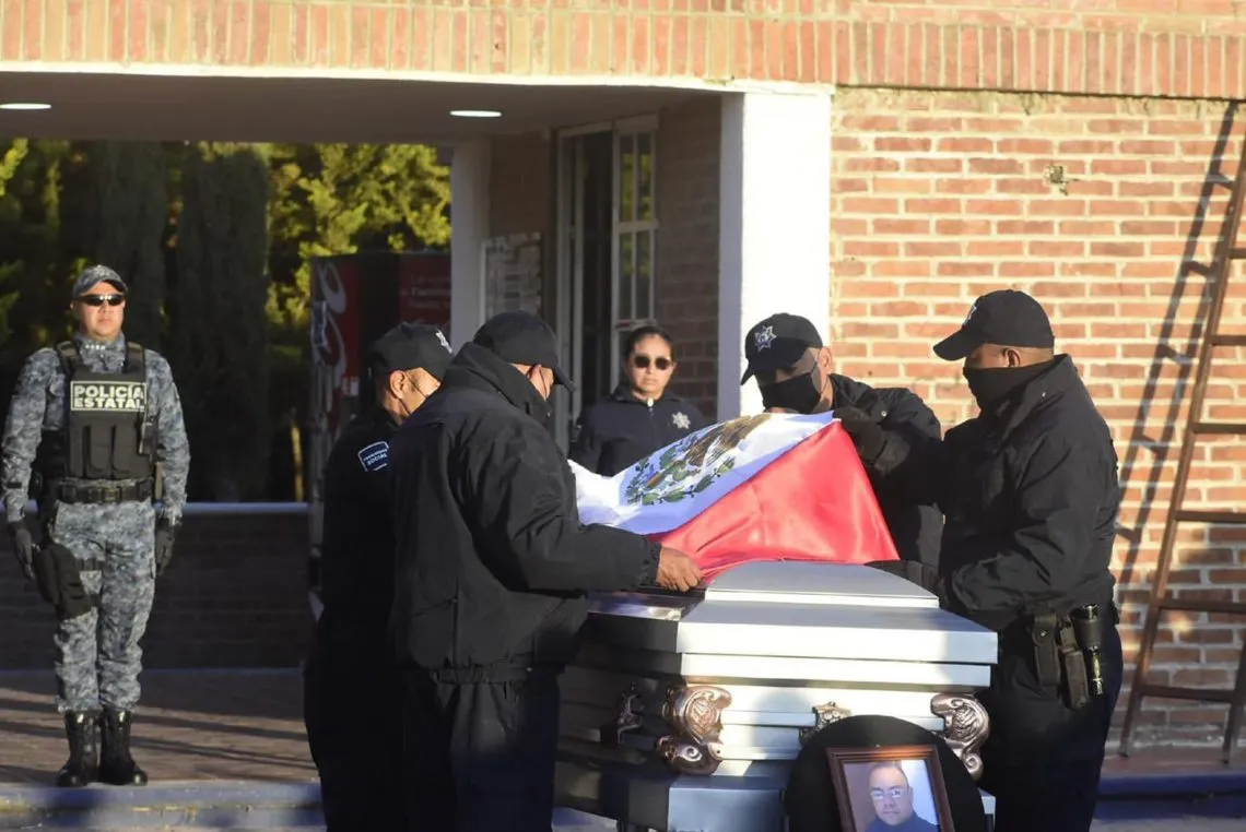 Realizan homenaje a policía de Tizayuca fallecido