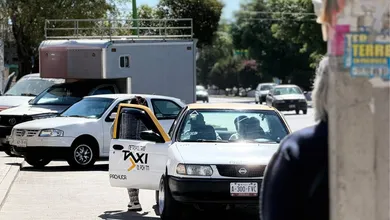 Taxistas durante la Feria de Pachuca