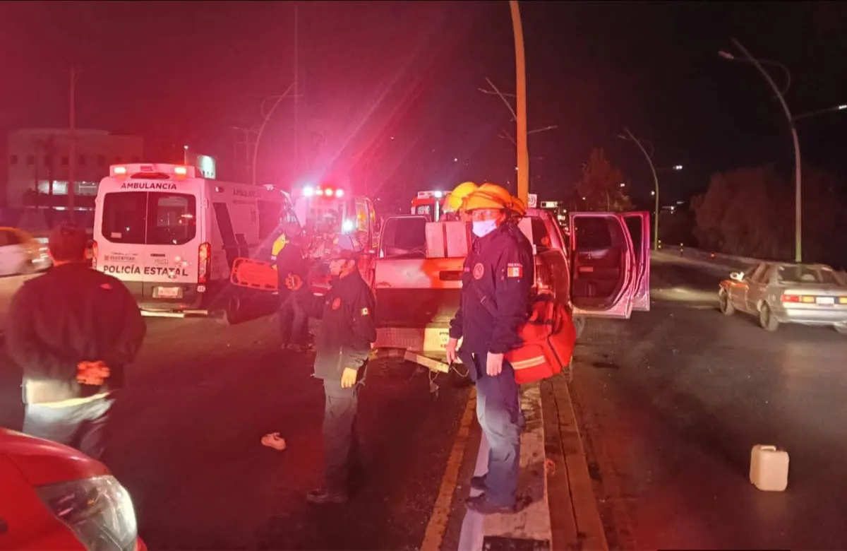 Pachuca: confirman una persona sin vida y siete lesionados tras accidente en el bulevar Colosio