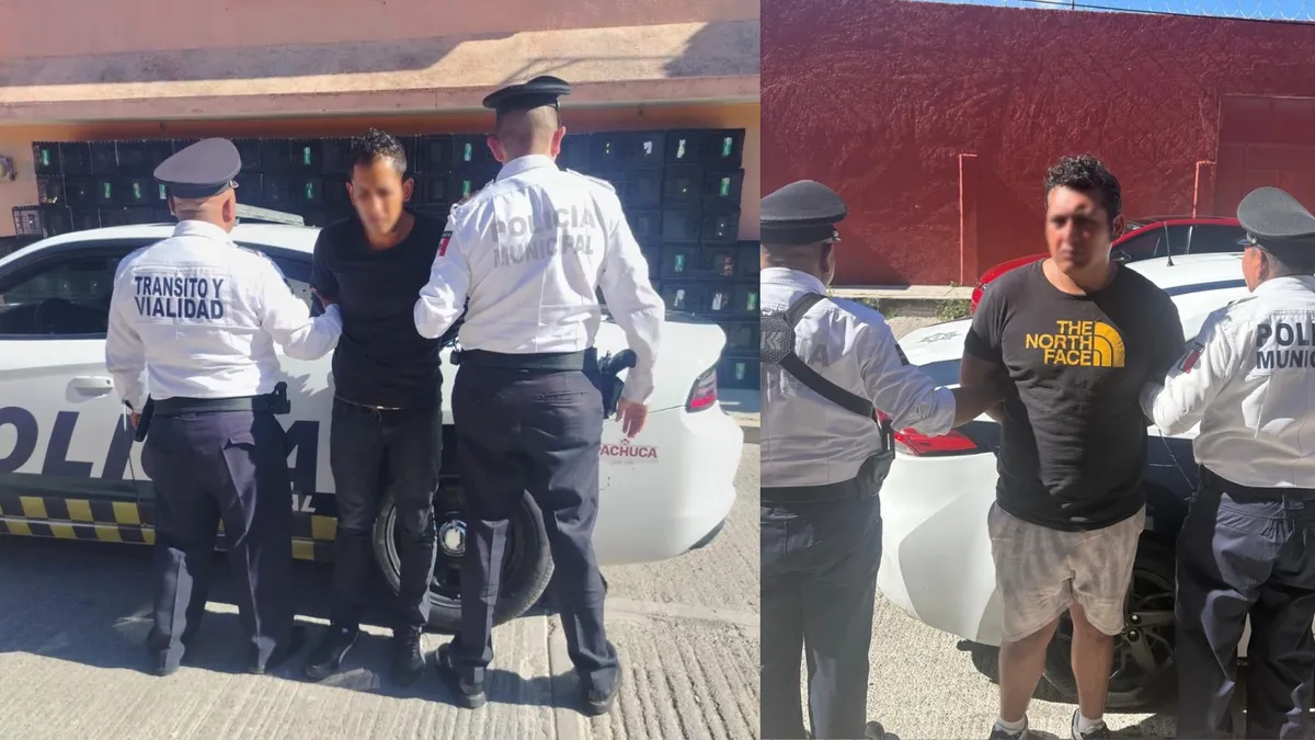 Detenidos por robo a casa habitación en Pachuca