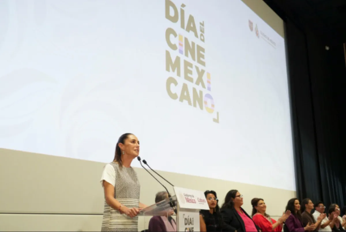 La presidenta de México conmemoró el Día del Cine Mexicano en la Cineteca Nacional