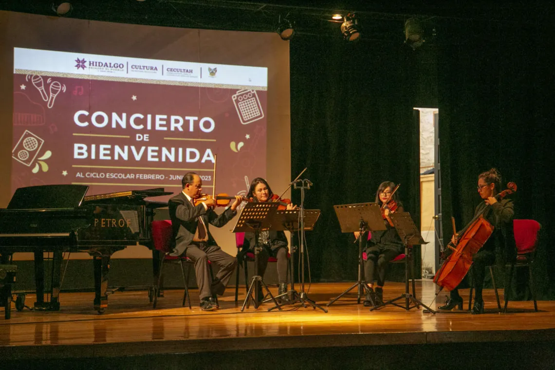 Realizan concierto de bienvenida en el Centro de las Artes