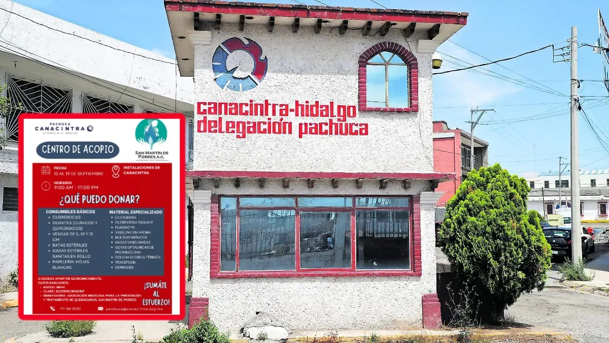 Centro de acopio Canacintra