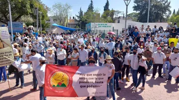 Sindicalizados de Pachuca cancelan marcha para exigir derechos laborales