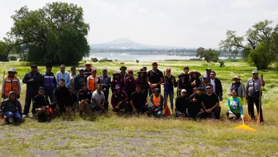 Limpian presa el Manantial en Tizayuca