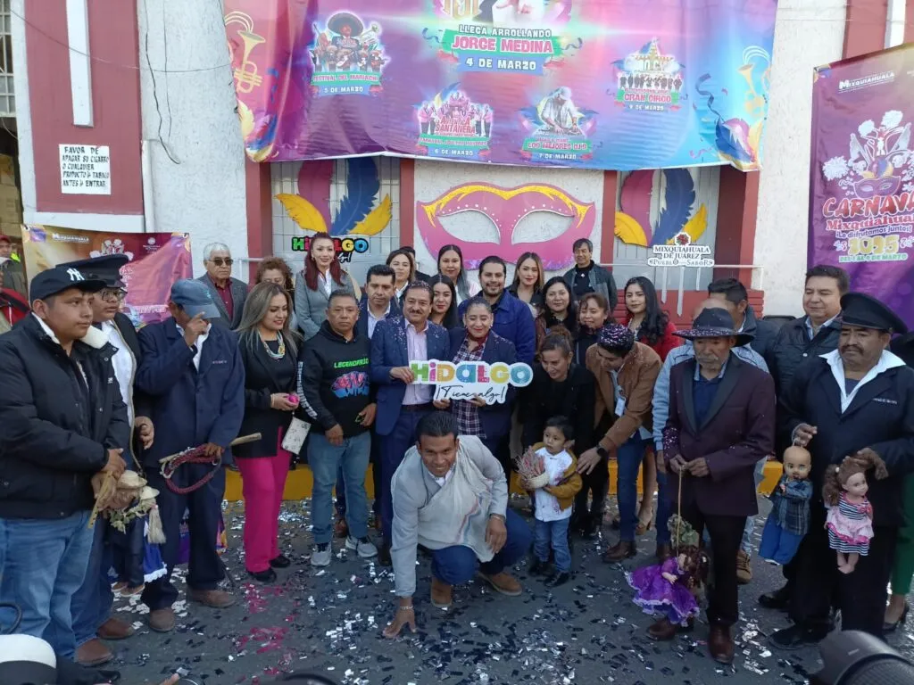 ¡Inicia temporada de carnavales en Hidalgo! Jorge Medina y María León encabezan cartelera en Mixquiahuala