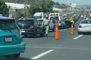 Carambola sobre la México-Pachuca deja 3 lesionados