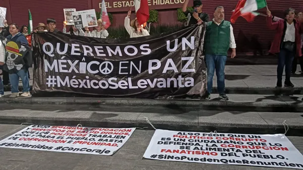 Protesta de la Generación Z en Pachuca