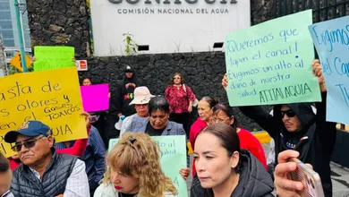 Pobladores de Atitalaquia protestaron en Conagua