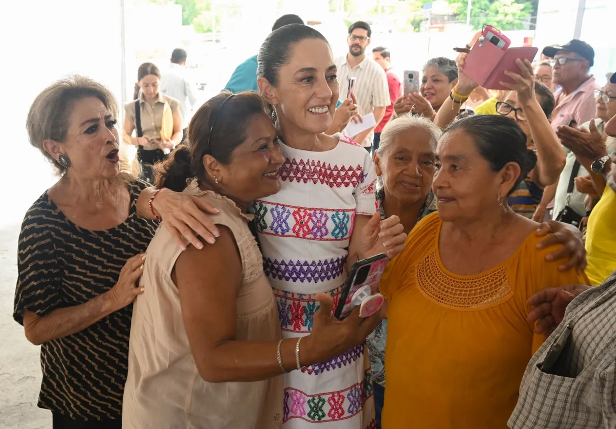 Presidenta Claudia Sheinbaum presenta el programa Salud Casa por Casa en Acapulco.
