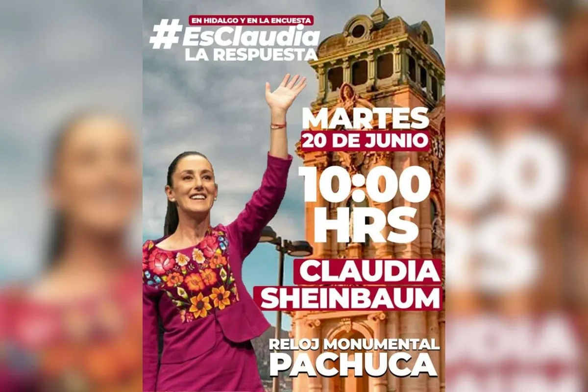 Claudia Sheinbaum: conoce los detalles de su visita a Pachuca este martes
