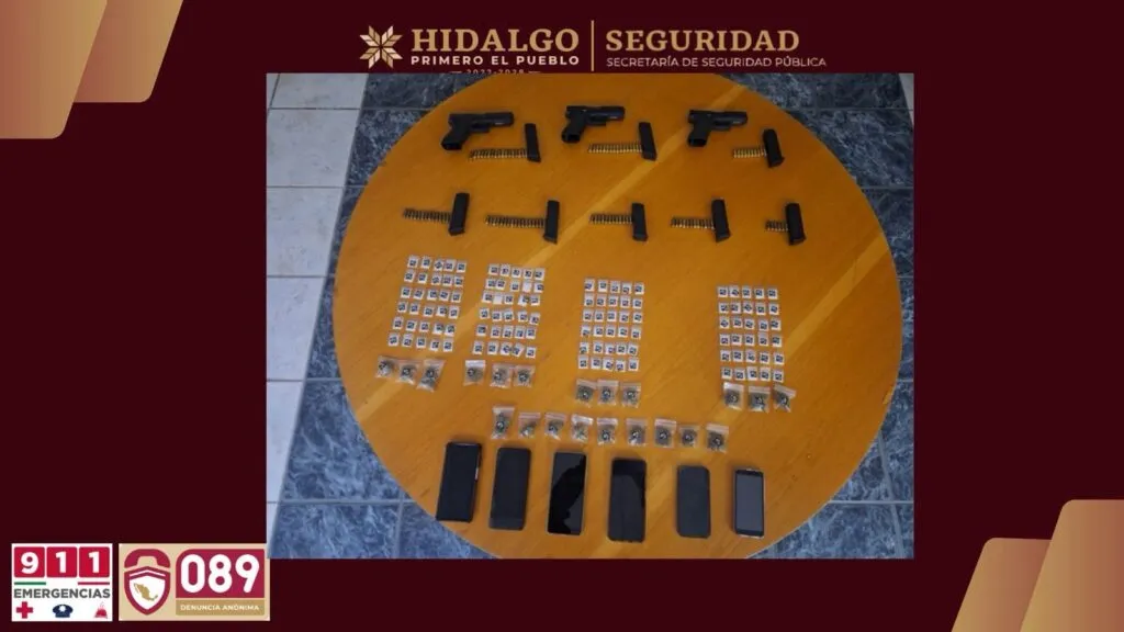 Detienen a cuatro hombres armados en Tula de Allende