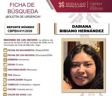 Ficha de búsqueda Dariana