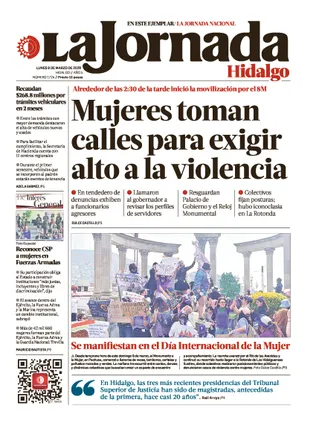 La Jornada Hidalgo | 09 de marzo de 2026