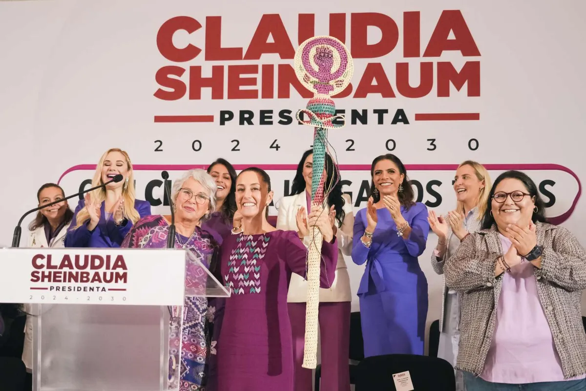 Claudia Sheinbaum sostiene encuentro con mexicanas de todo el país