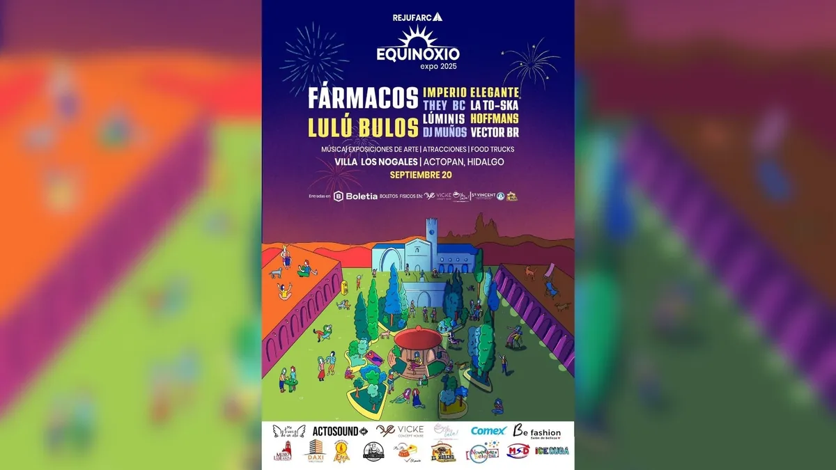 Cartelera de actividades Equinoxio Expo 2025