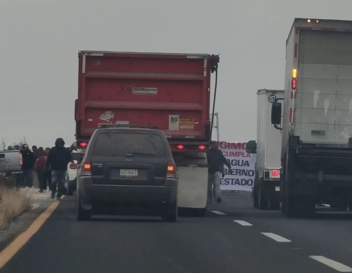 Bloqueo en el Valle del Mezquital