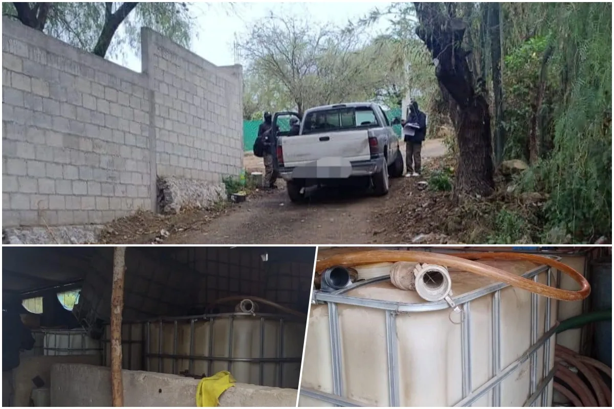 Tula: desmantelan red de huachicol; aseguran armas y toma clandestina