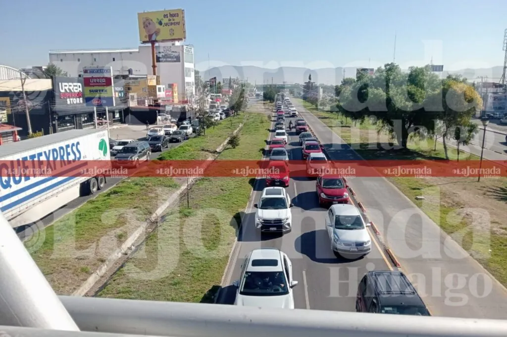 Caos vial en la México-Pachuca esta mañana: reportan retrasos
