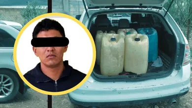 Elementos de la SSPH detienen a sujeto que transportaba 225 litros de huachicol en #TezontepecDeAldama