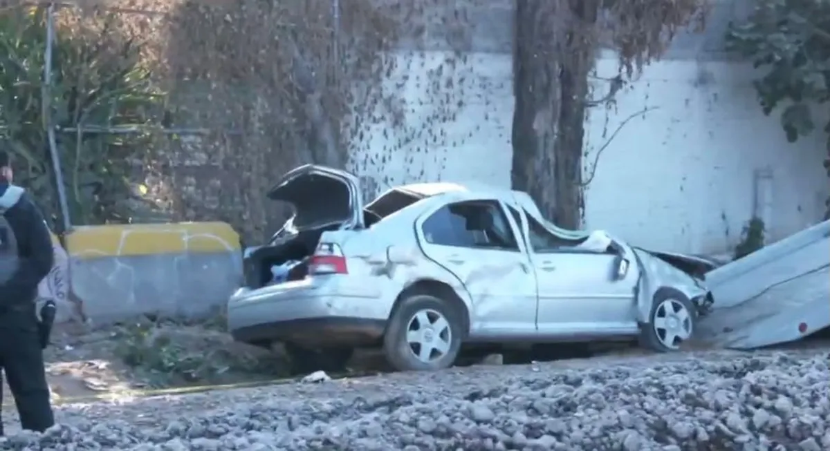 Muere mujer, tras accidente y volcadura sobre la México-Pachuca