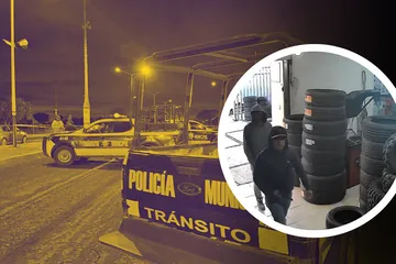 Así fue el asalto a una llantera en Mineral de la Reforma que terminó con un auto robado